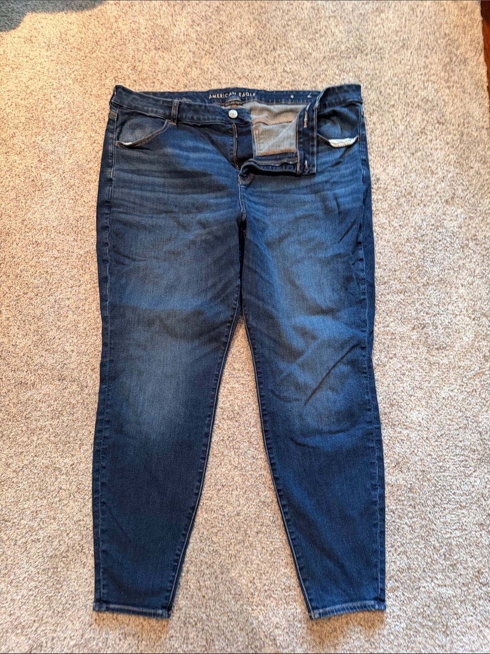 American Eagle Outfitters Women's Indigo Skinny Jeans 👖